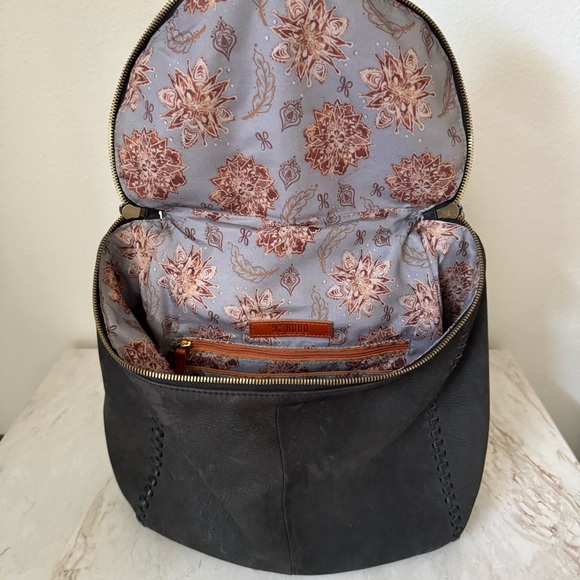 Hobo River Backpack - Black Suede - Picture 5 of 9